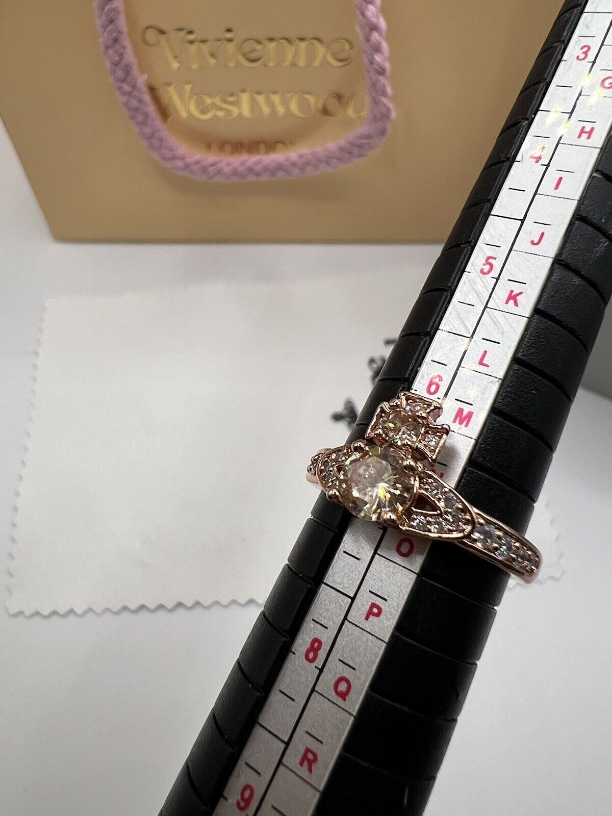 Vivienne Westwood Ismene Ring Rose Gold W: Gift Packaging Authentic RRP£115